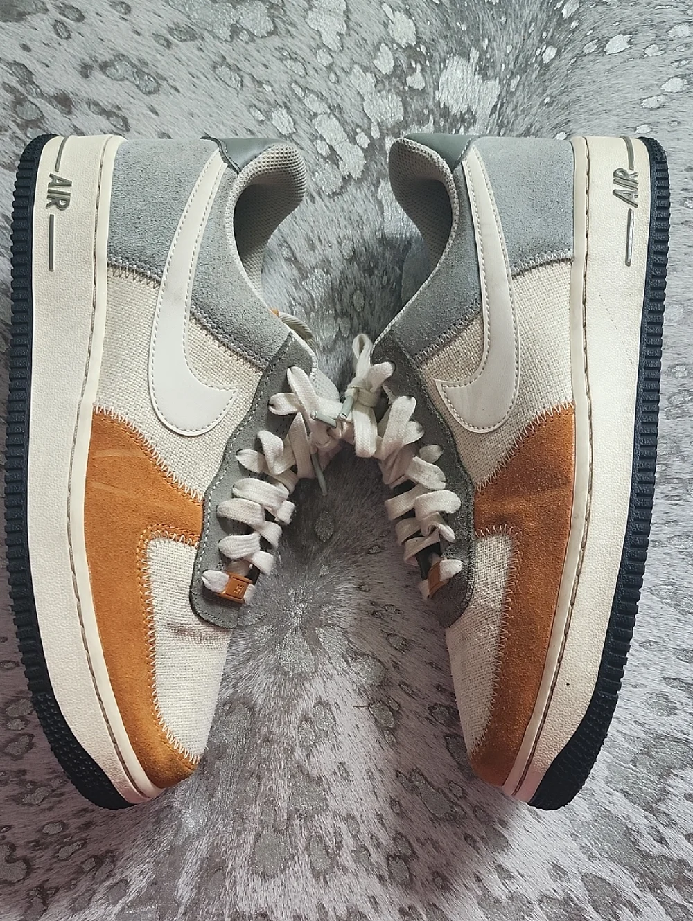 Nike Air Force 1 '07 LV8 EMB Light Pumice Pale Ivory Sz8